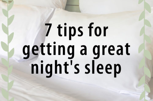 tips for falling asleep