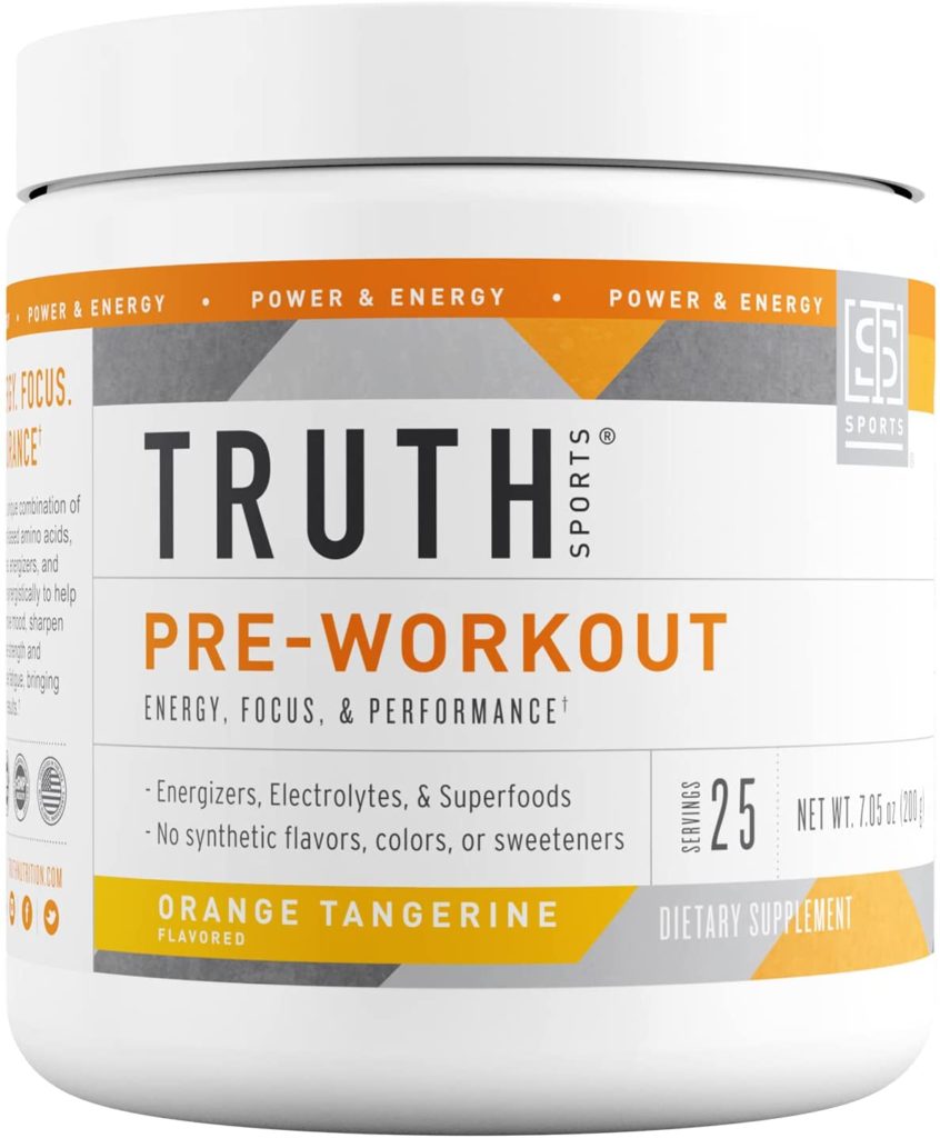 Truth sport pre workout supplement