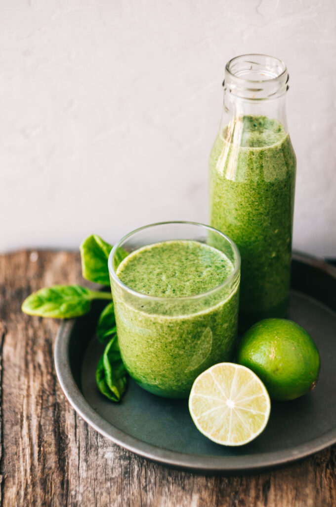 Mint margarita drink for holistic nutrition